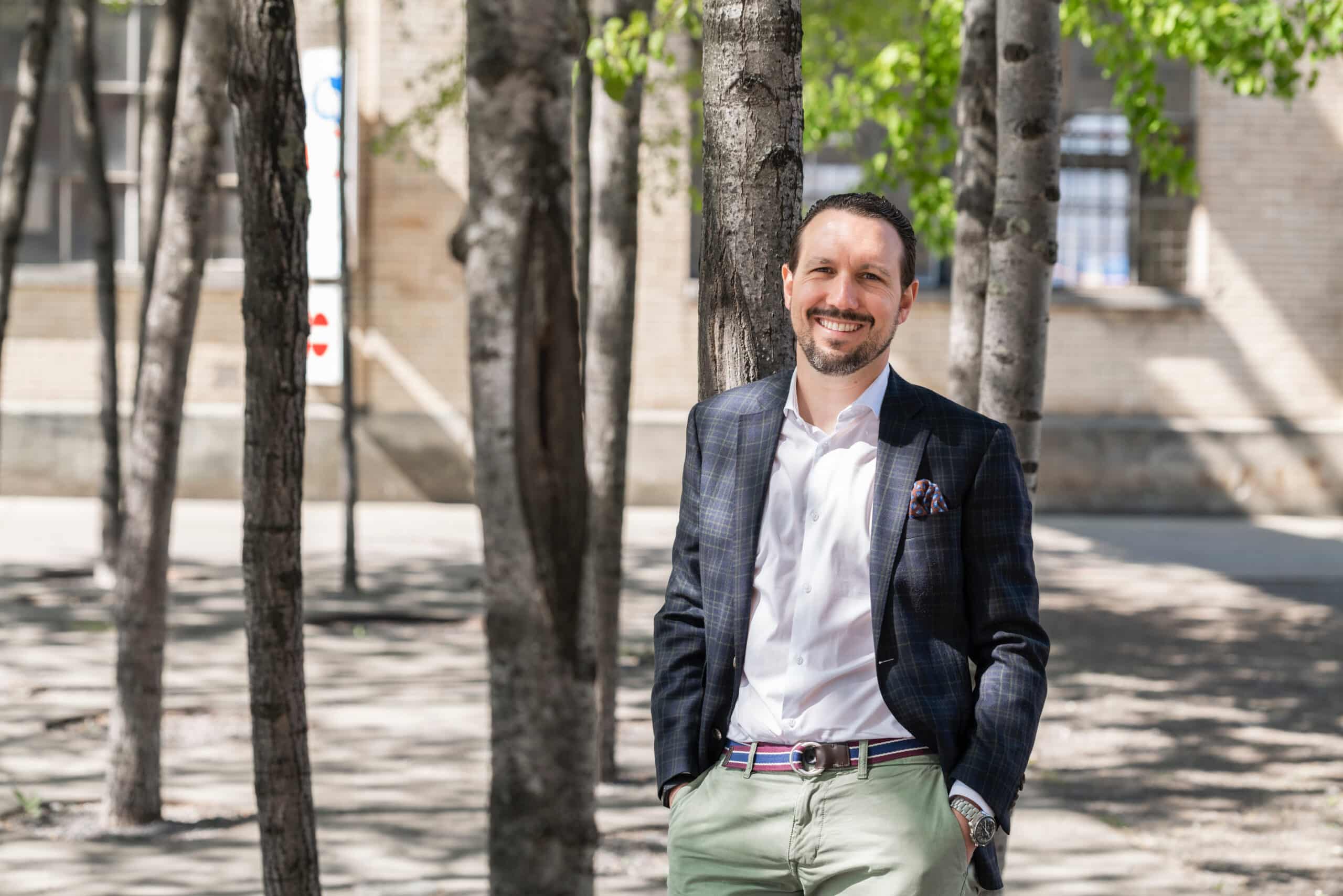 «Wir machen Vorsorge so einfach wie Online-Banking» sagt Jan Kundert, Leiter Kunden- und Marktmanagement/Mitglied der Geschäftsleitung Helvetia Schweiz. ©Jorma Müller Photography.