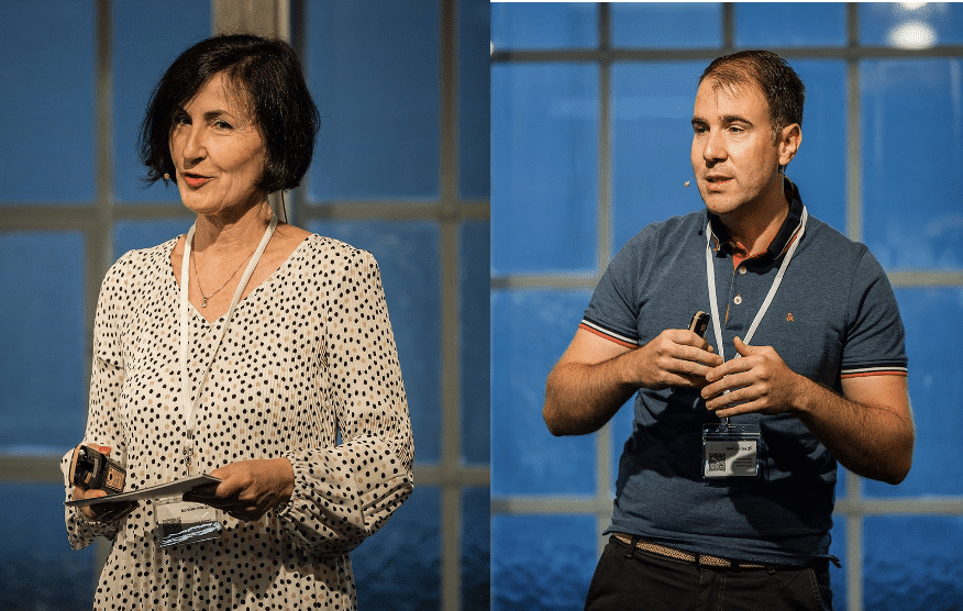 Horizon Day: Karin Bosshard, Chefredaktorin HZ Insurance und Florian Schreiber, Professor Institut für Finanzdienstleistung Zug, Hochschule Luzern leiteten durch den Tag.