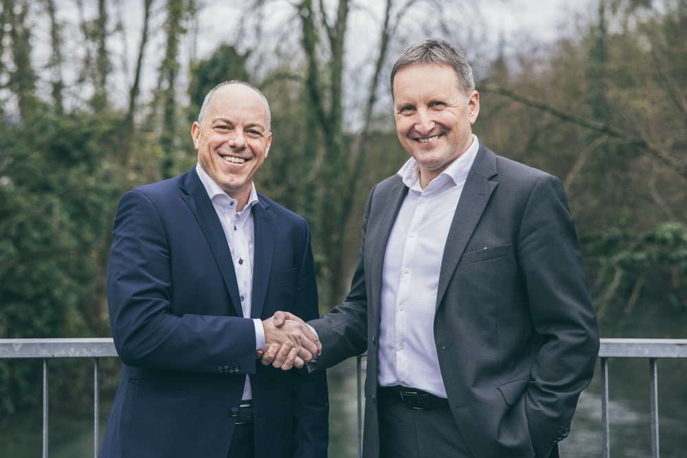 Neutrass übernimmt Broker in Ibach: Walter Büeler und Pascal Walthert.