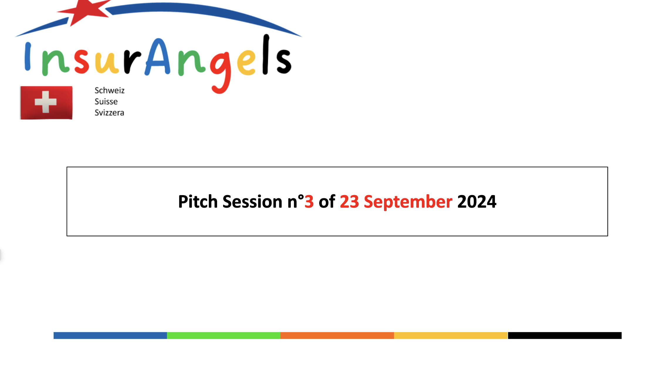 InsurAngels Suisse: thebroker war am 23. September 2024 an einen Pitch in Zürich eingeladen.