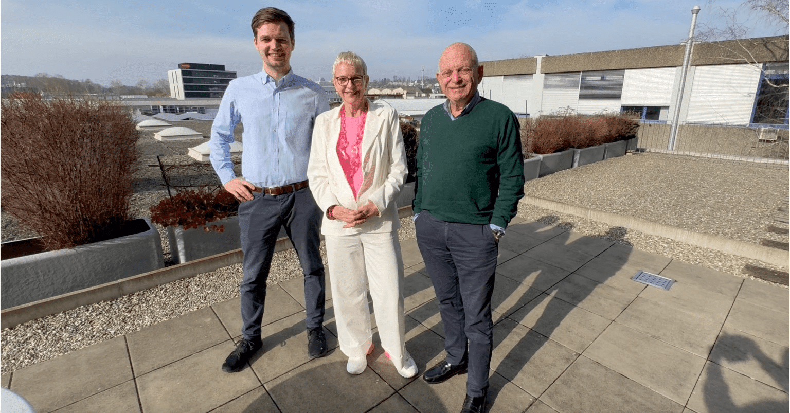 WMC IT Solutions AG mit neuem Eigentümer Vierwald Software AG: v.l.n.r.: Peter Nessensohn, Binci Heeb, Guido Markowitsch.