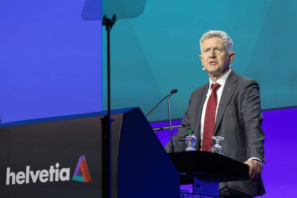 Helvetia: Gastgeber der ordentlichen Generalversammlung: Dr. Thomas Schmuckli, Präsident des Verwaltungsrates der Helvetia Holding AG. Foto ©Helvetia