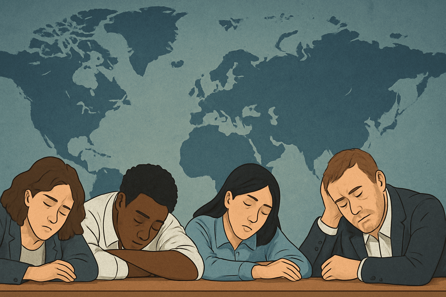 Die globale Belegschaft ist müde: Ihr Engagement ist 2024 auf 21% gesunken.