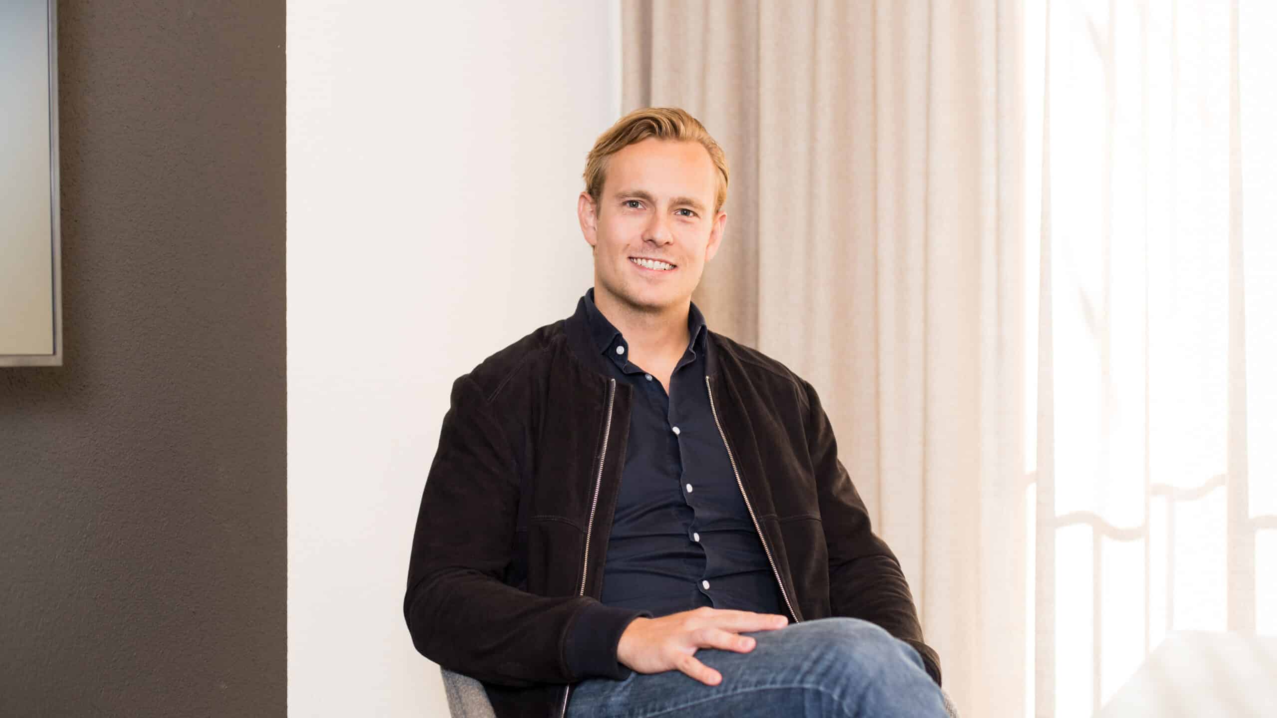 Calvin Risk: Interview mit dem CEO und Mitbegründer Julian Riebartsch. ©Daniel Kunz danielkunzphoto.com, Adliswil.