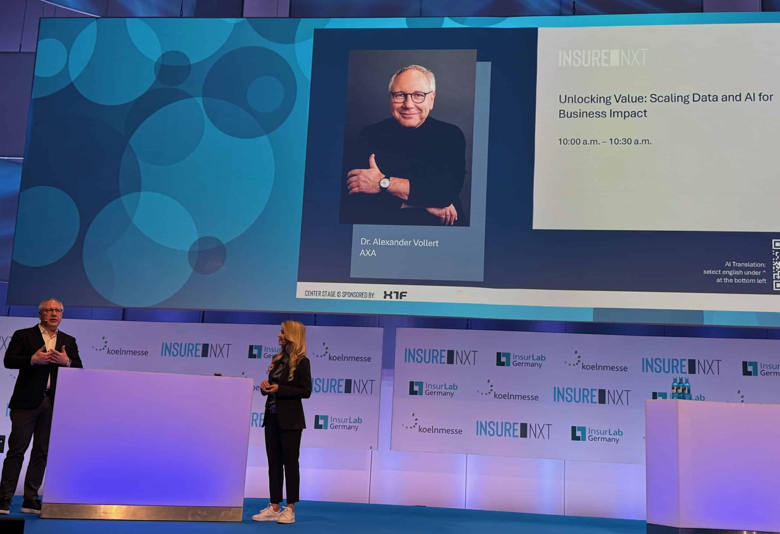 Tech trifft Taktik mit AXA Group Operations CEO und Group COO Dr. Alexander Vollert.