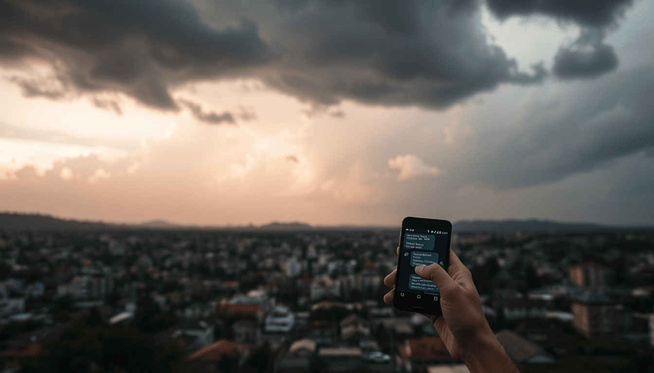 Allianz Suisse mit kostenosem WetterAlarm per SMS.