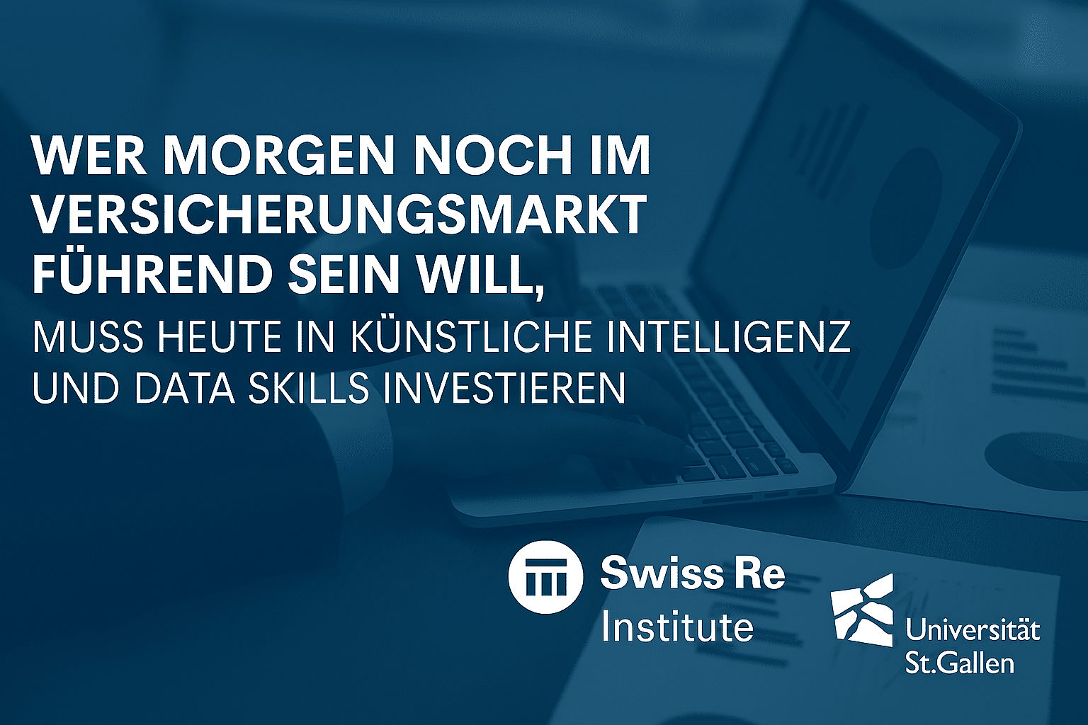 Mit KI an die Spitze: Neues Trainingsprogramm von Swiss Re Institute und der Universität St. Gallen.