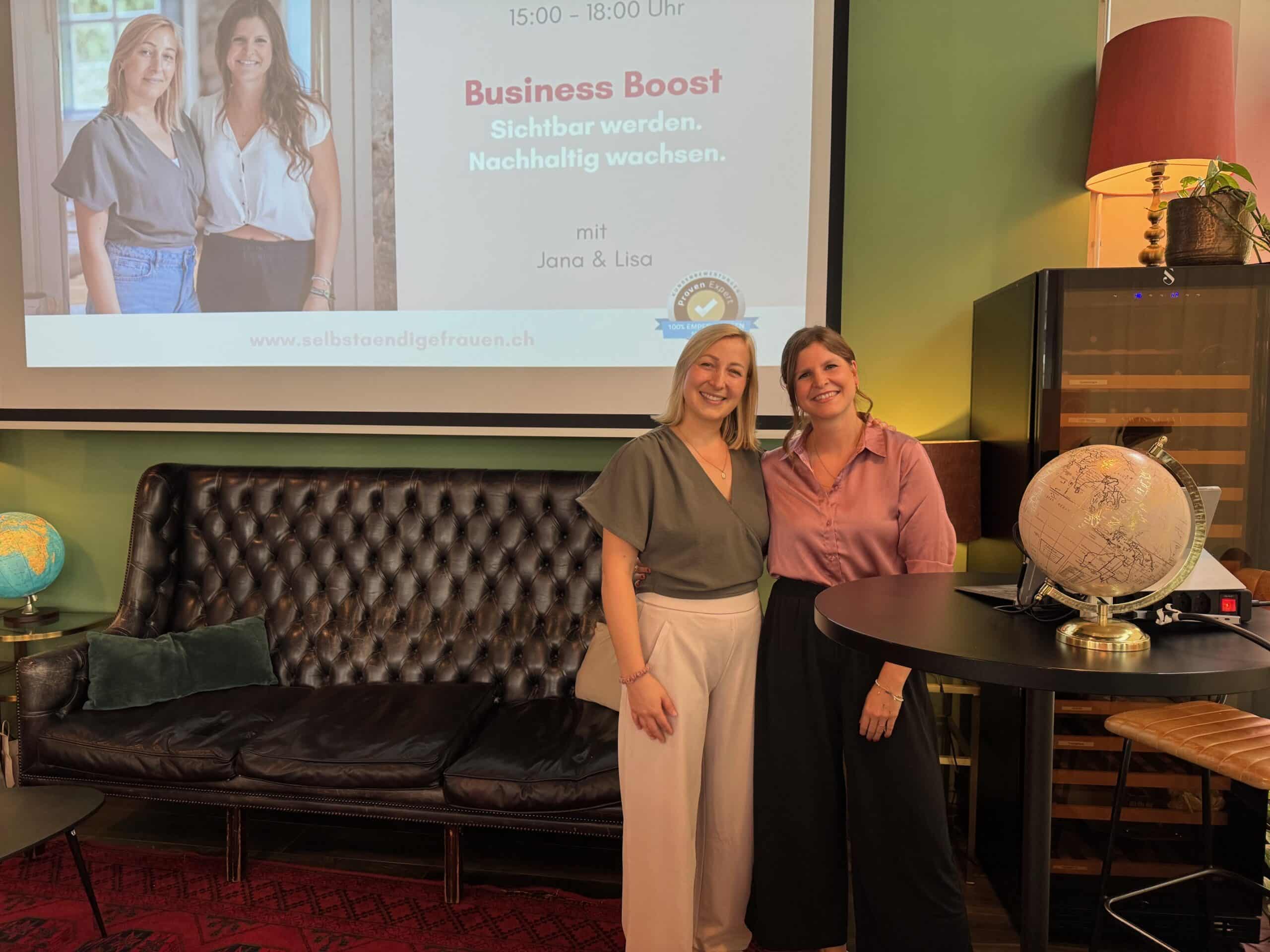 Show courage. Grow. Shine: Lisa Burth and Jana Berger help women on their path to independence.