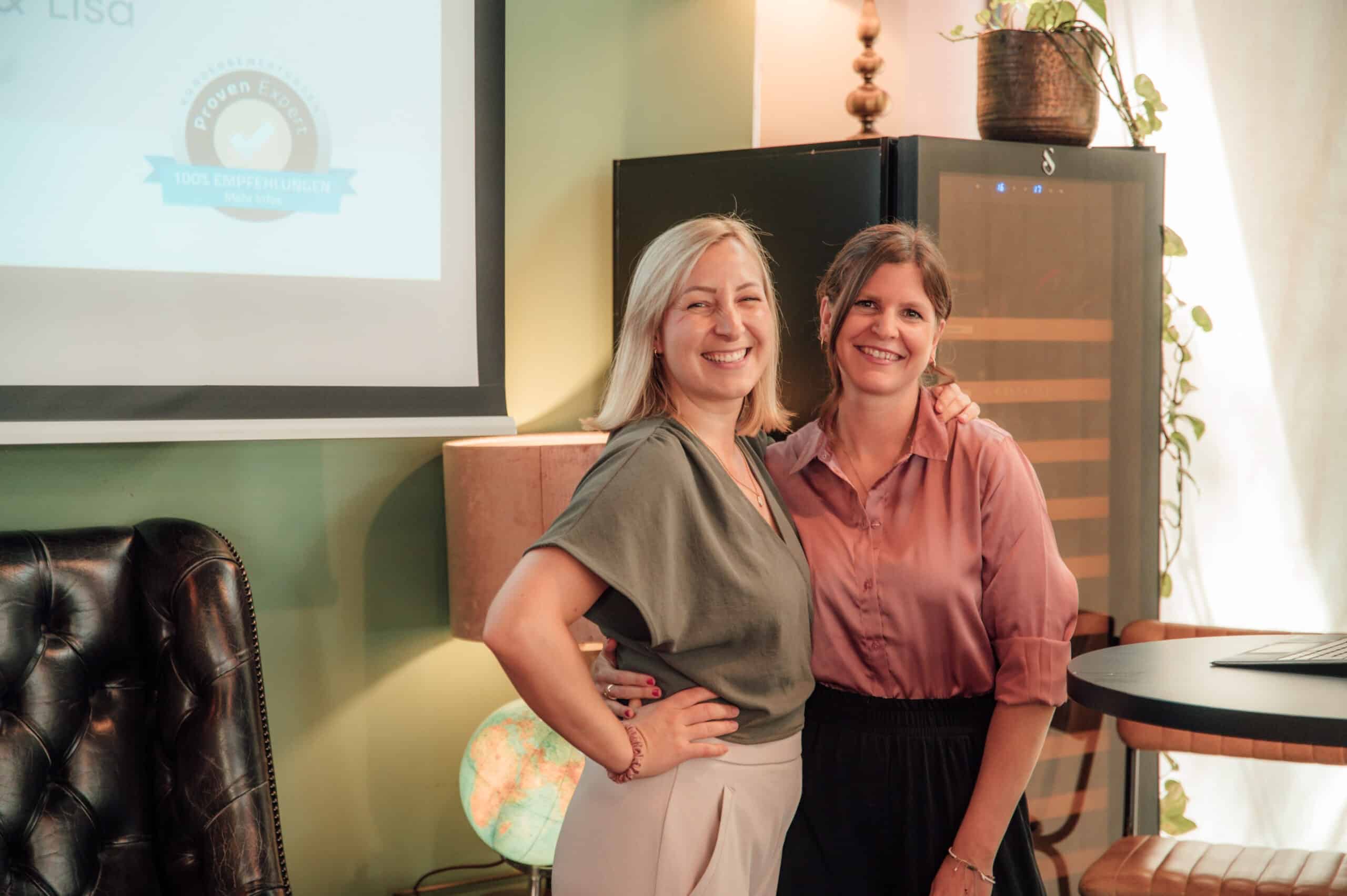 Mut zeigen. Wachsen. Strahlen: Lisa Burth und Jana Berger helfen Frauen auf dem Weg zur Selbständigkeit.