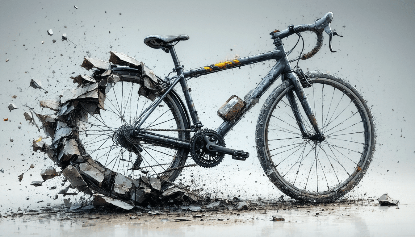 Teure Velounfälle: Hohe Kosten durch Velounfälle im Strassenverkehr.
