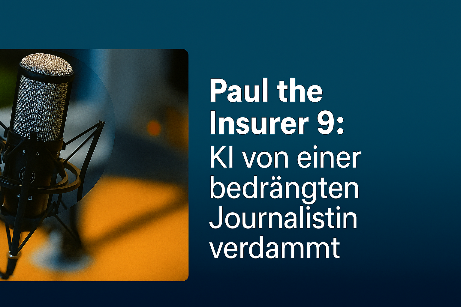 Paul the Insurer 9: Die Einführung von KI verläuft nicht immer reibungslos.