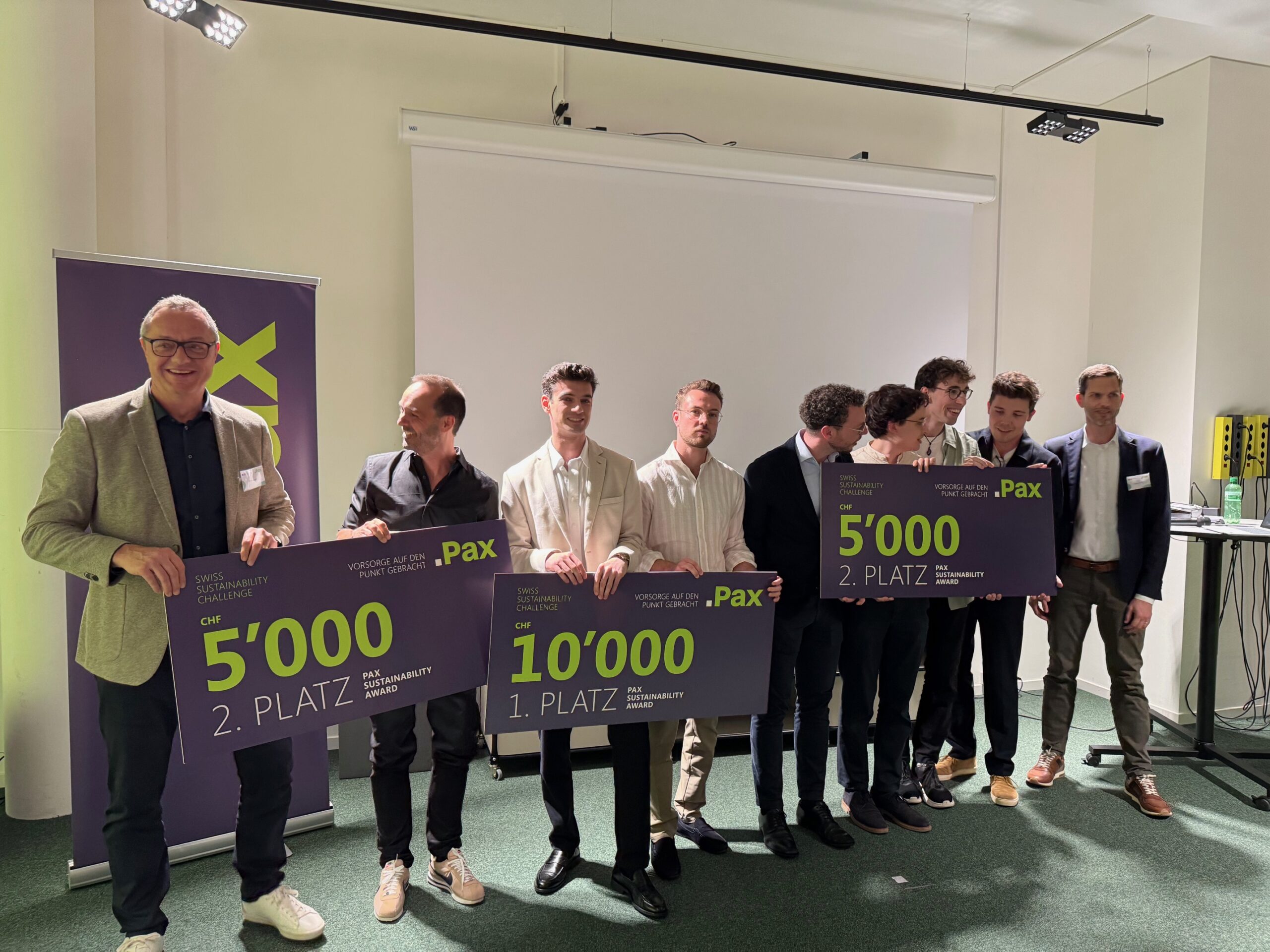 Mut zur Zukunft – Die Gewinner der 9. Swiss Sustainability Challenge 2025.