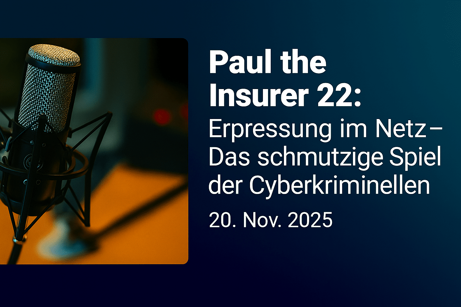 Paul the Insurer 22: Erpressung im Netz – Das schmutzige Spiel der Cyberkriminellen.